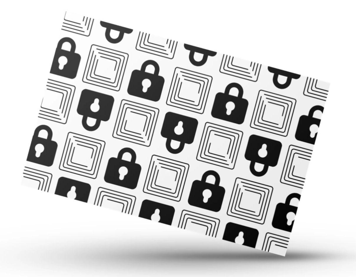 Wallet defender rfid blocking card